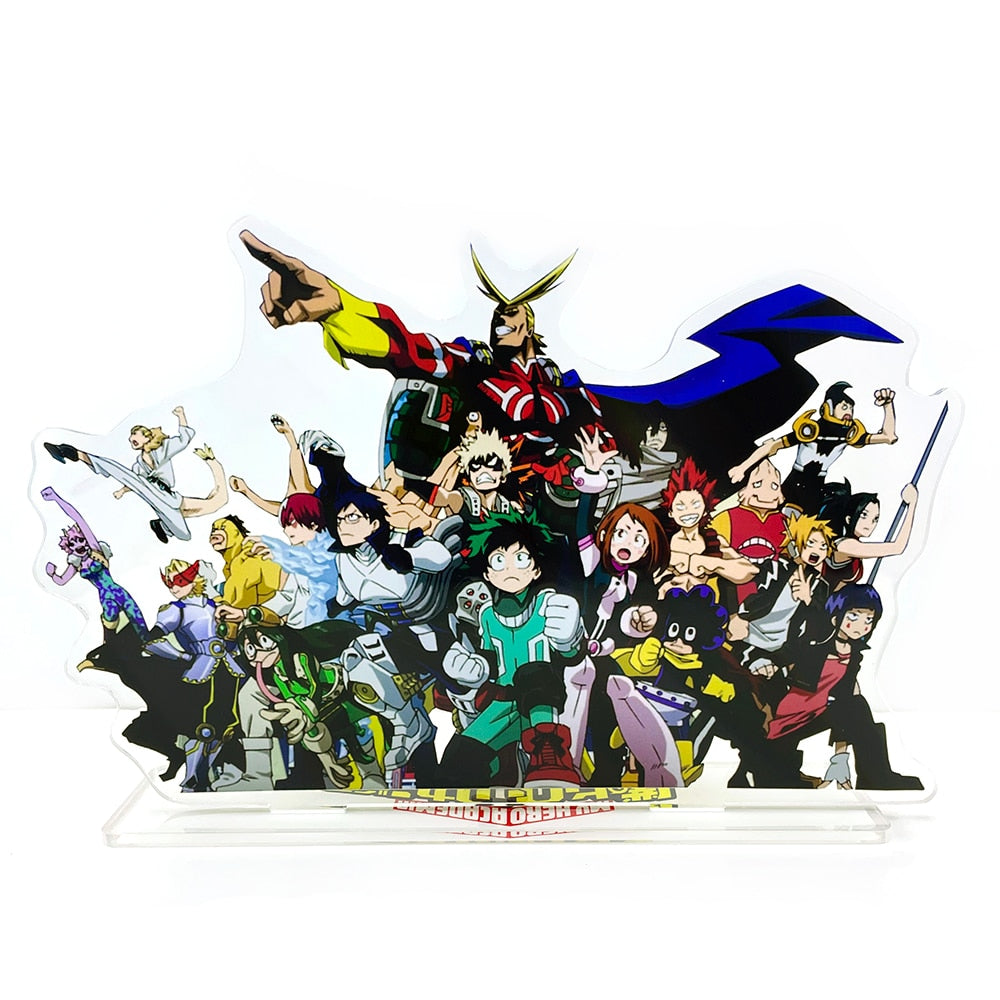 BIG SIZE Boku no My Hero Academia Midoriya Bakugou All Might Todoroki Kaminari  acrylic standee figurines desk decoration