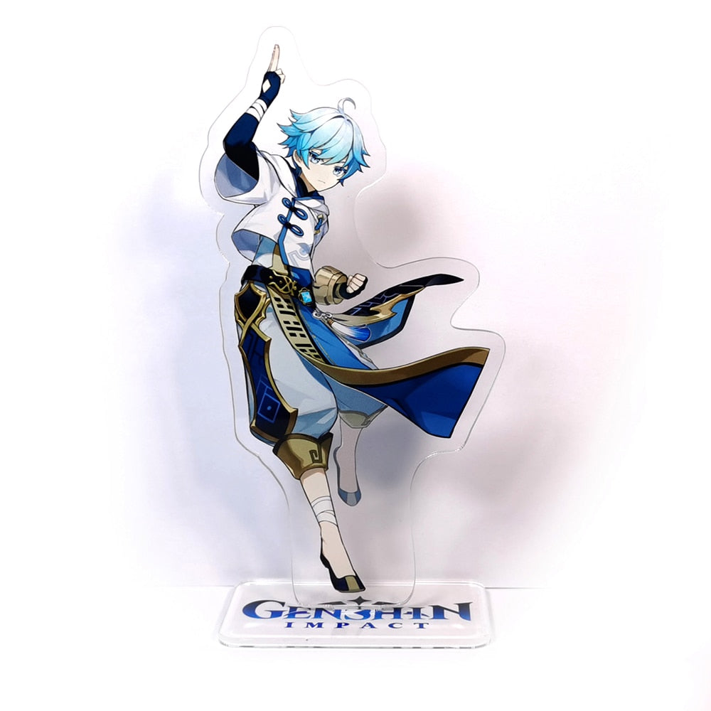 Genshin ImGenshin Impact characters Chongyun Xiao XiangLing acrylic standee figurines desk decoration cake topper anime