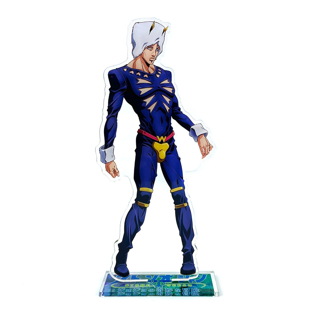 JOJO no Bizarre Adventure Stone Ocean Jolyne Jotaro Hermes Anasui Emporio Weather acrylic standee figurines desk decoration