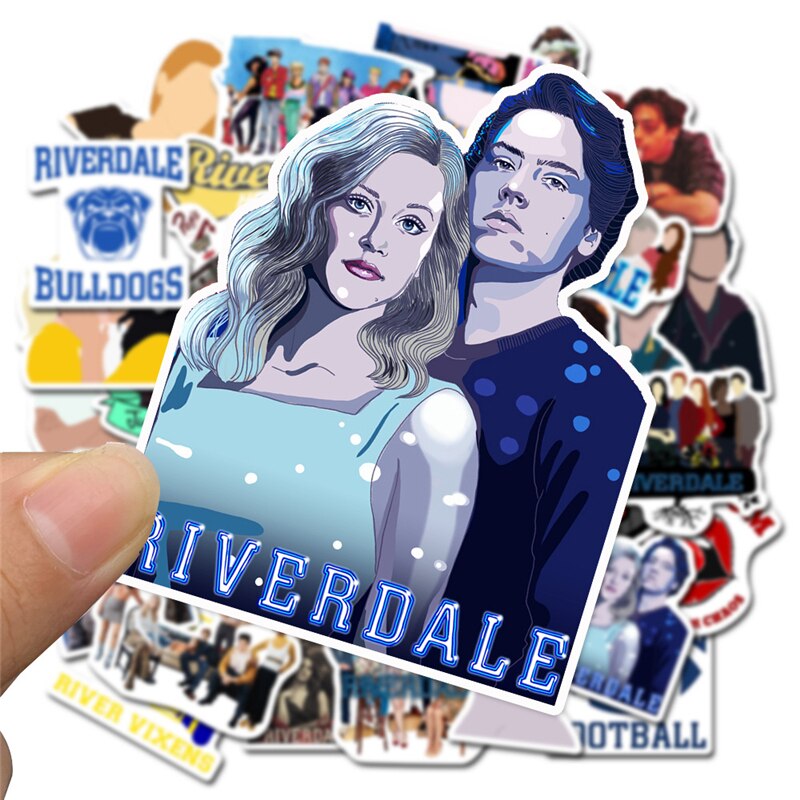 10/30/50Pcs/lot Classic TV Show Riverdale Graffiti Stickers For Furniture Chair Trunk Computer Motorcycle Guitar  Sticker Toy