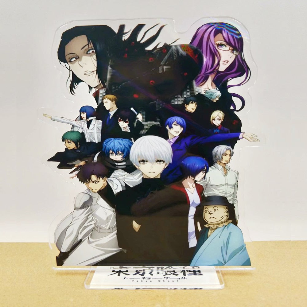Tokyo Ghoul Kaneki Ken Kirishima Touka Shuu Rize Saiko Kuki acrylic standee figurines cake topper anime desk decoration