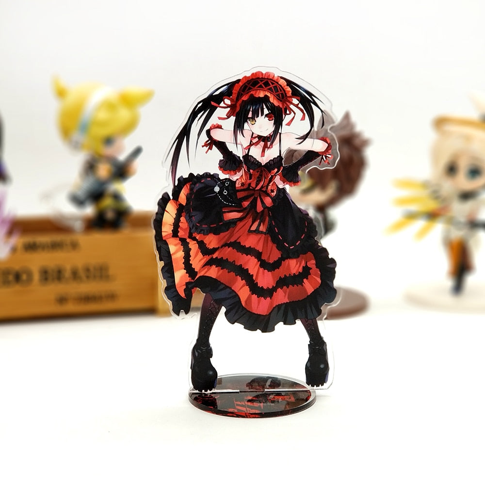 Date A Live Kurumi Tokisaki  acrylic standee figurines desk decoration cake topper anime