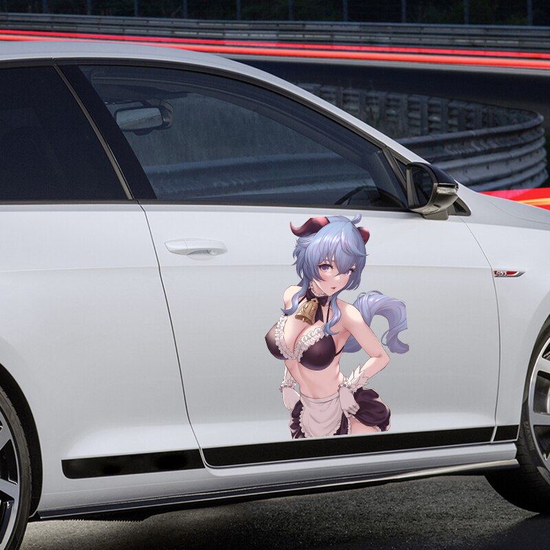 Sexy anime girl Sticker | Bikini Anime girl stickers | Sexy swimsuit stickers | underwear car stickers decal anime cute car accessories decoration