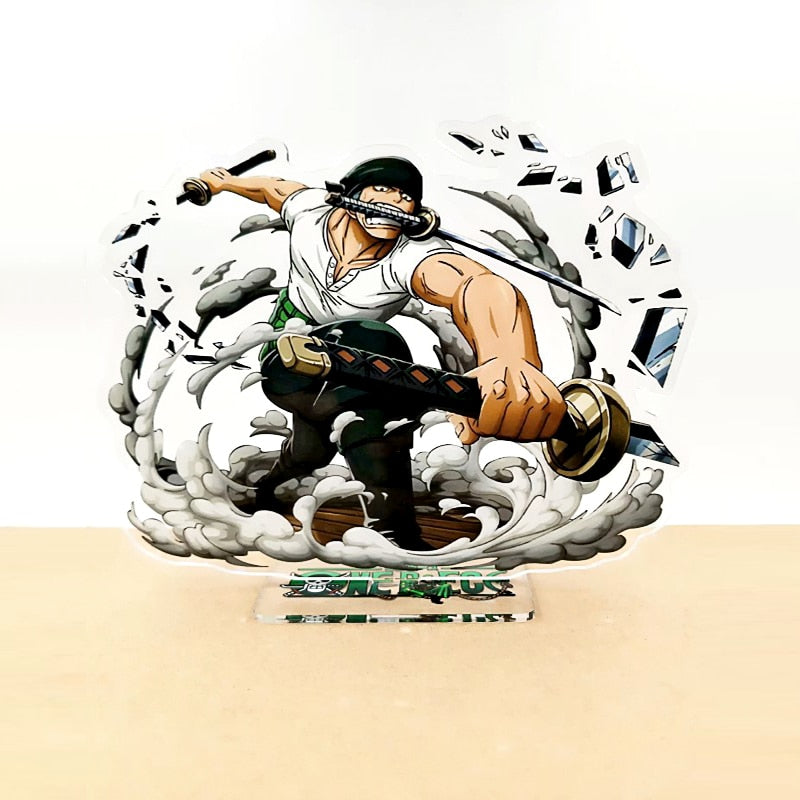 One Piece Zoro #A design acrylic standee figurines desk decoration cake topper anime