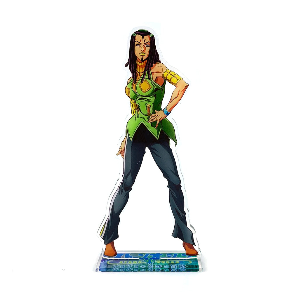 JOJO no Bizarre Adventure Stone Ocean Jolyne Jotaro Hermes Anasui Emporio Weather acrylic standee figurines desk decoration