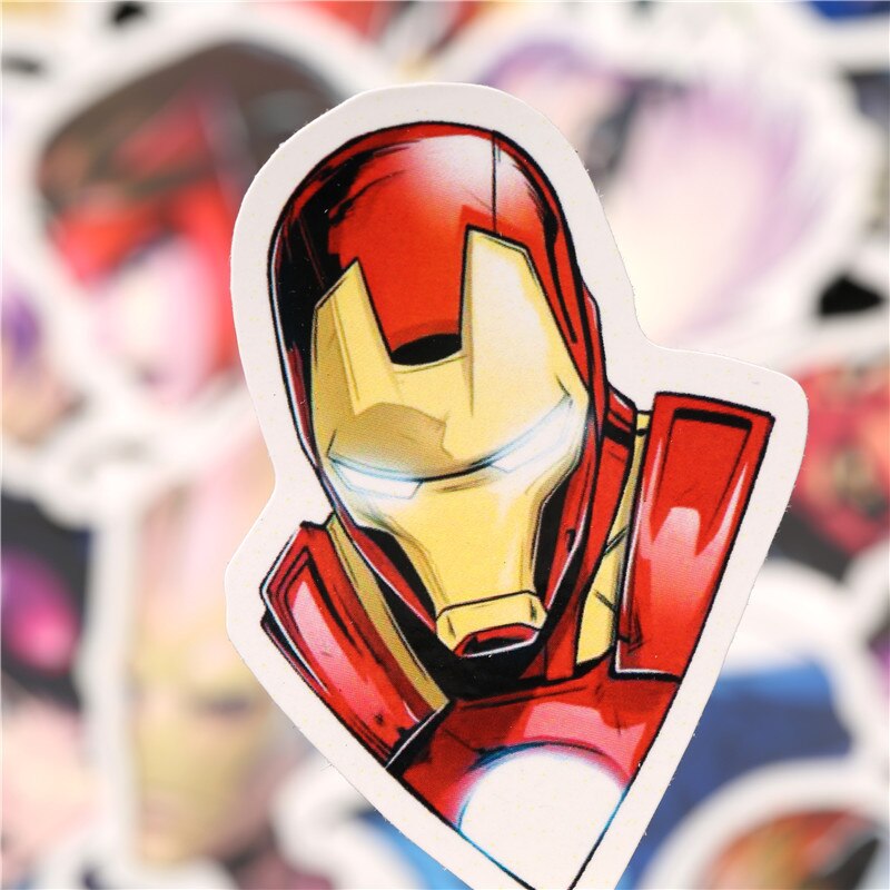 10/30/50pcs Anime Disney Marvel Stickers The Avengers Waterproof Sticker Luggage Skateboard Guitar Laptop Stikers Kid Toys