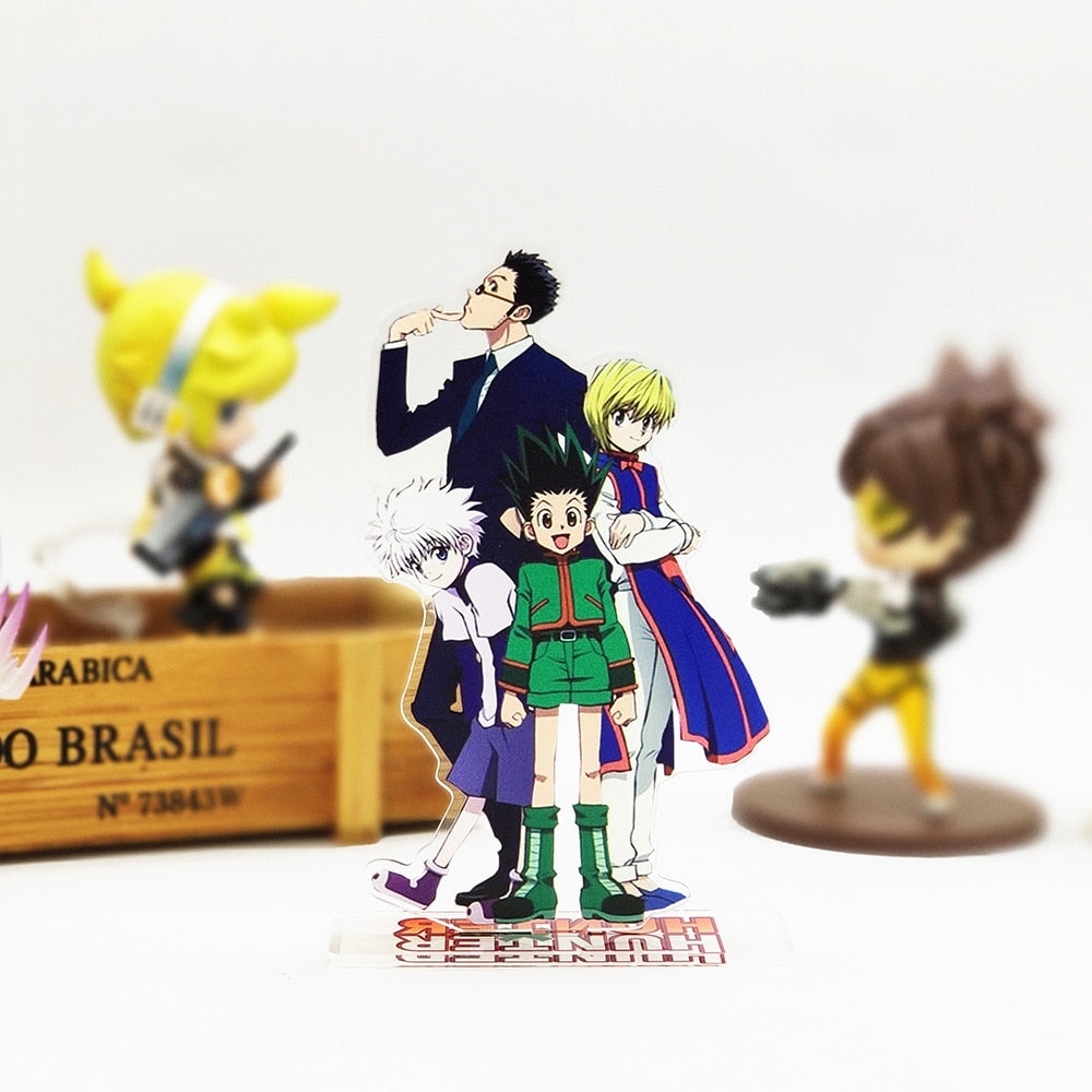 HUNTER  HUNTER Gon Killua Kurapika Leorio  acrylic standee figurines desk decoration cake topper