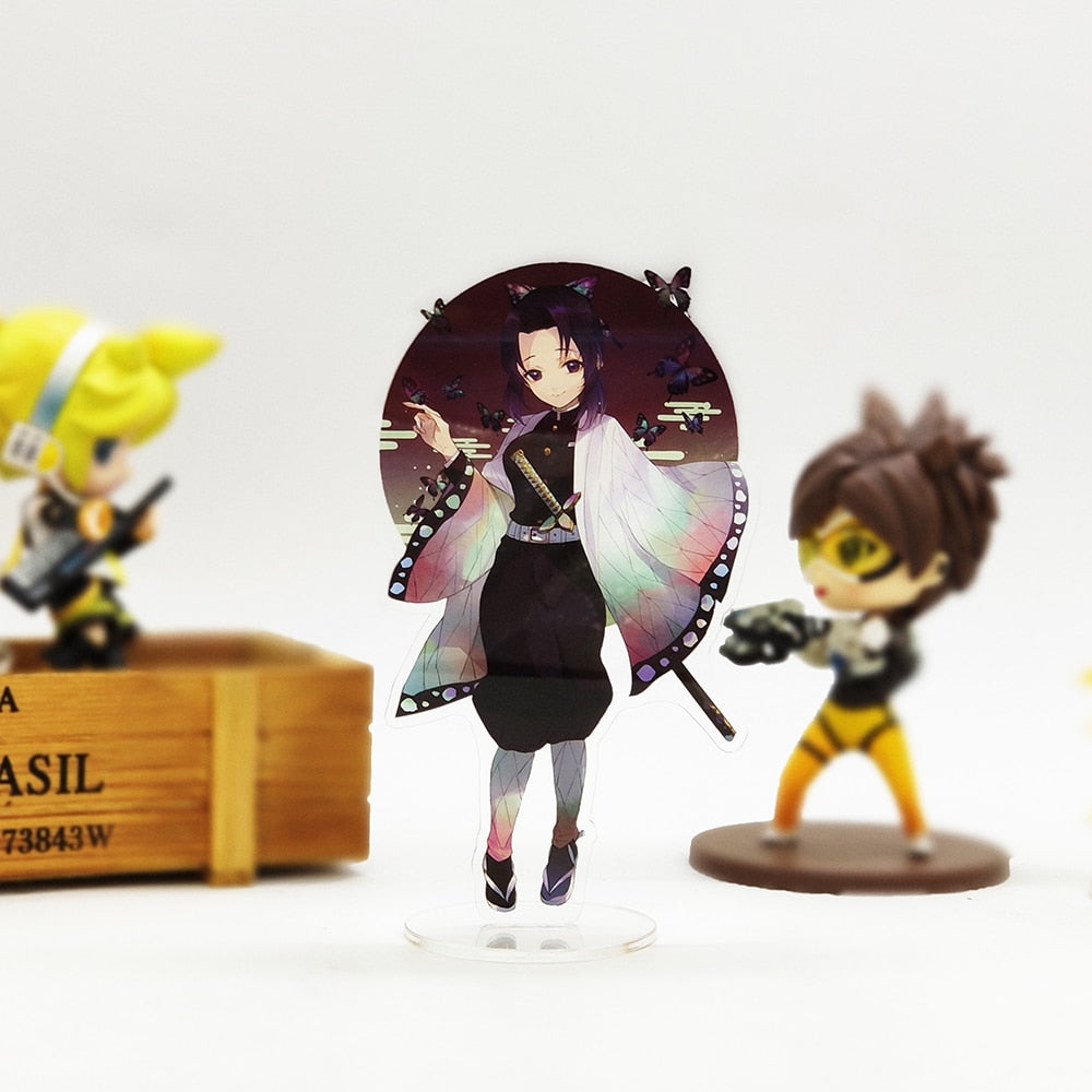 Demon Slayer Kimetsu no Yaiba Kochou Shinobu  anime Japanese acrylic standee figurines desk decoration cake topper