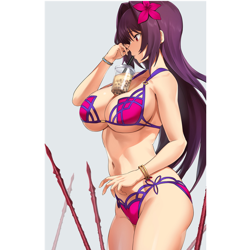 Sexy anime girl Sticker | Bikini Anime girl stickers | Sexy swimsuit stickers | underwear car stickers decal anime cute car accessories decoration