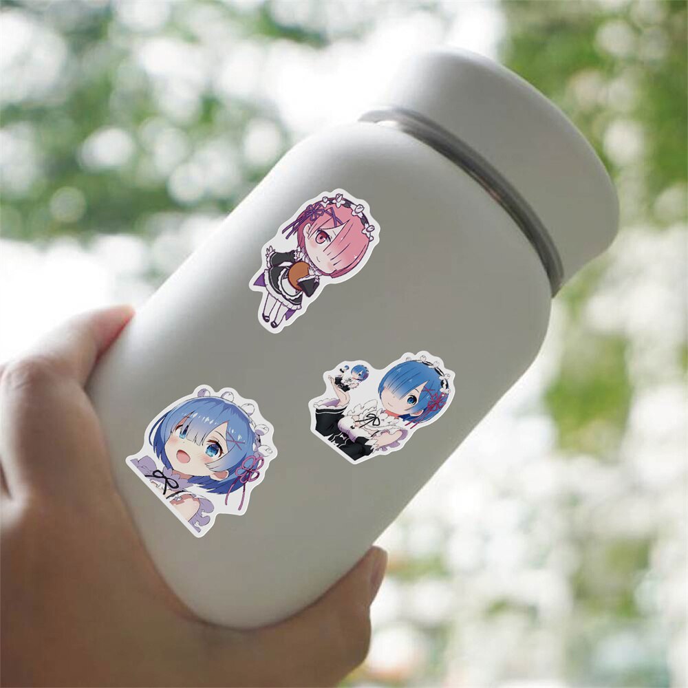 10/30/50PCS Anime From Scratch Life Rem Graffiti Stickers Kids Guitar Luggage Classic Toys Laptop Stickers Wholesale