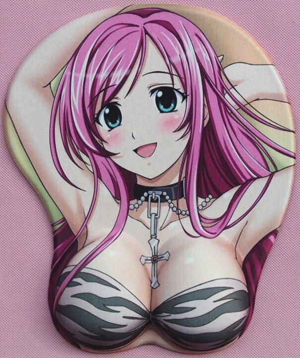 2020 new version Japanese anime 3d mouse pad wristbands Cartoon Creative sexy mouse pad Chest beauty mouse pad Free Shipping