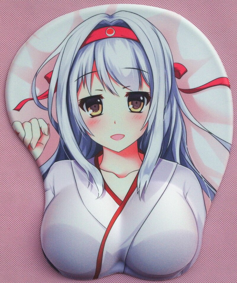 2020 new version Japanese anime 3d mouse pad wristbands Cartoon Creative sexy mouse pad Chest beauty mouse pad Free Shipping