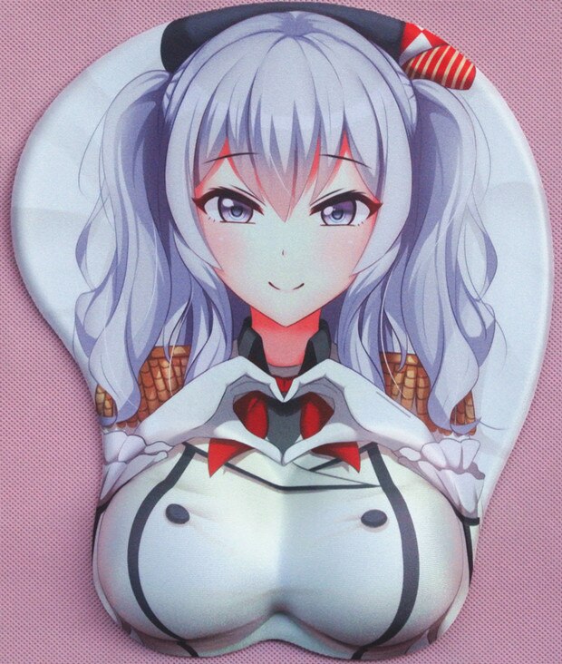 2020 new version Japanese anime 3d mouse pad wristbands Cartoon Creative sexy mouse pad Chest beauty mouse pad Free Shipping