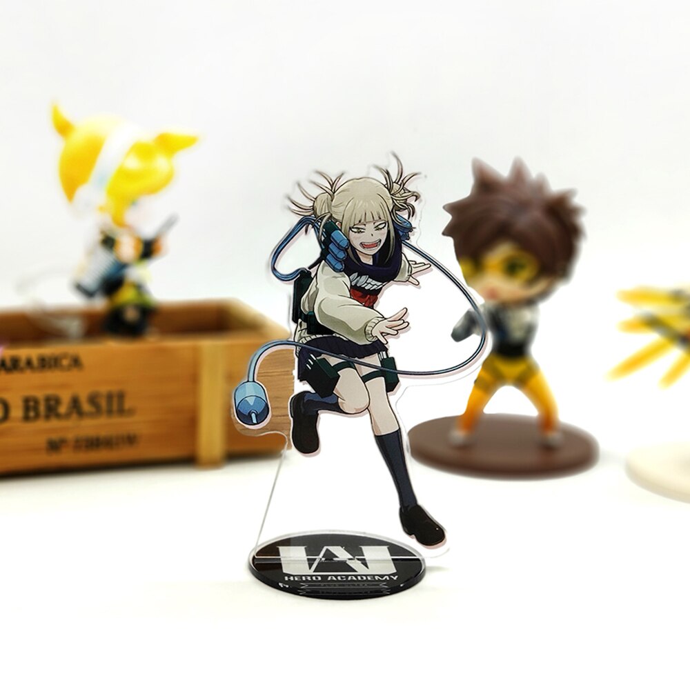 boku no My Hero Academia Toga Himiko hairbun  acrylic standee figurines desk decoration cake topper anime