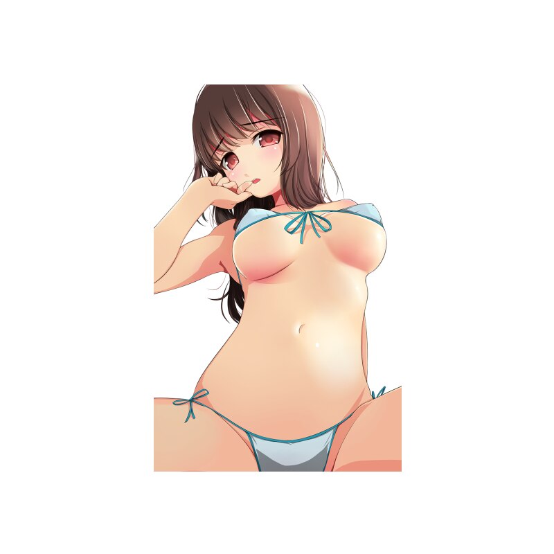 Sexy anime girl Sticker | Bikini Anime girl stickers | Sexy swimsuit stickers | underwear car stickers decal anime cute car accessories decoration