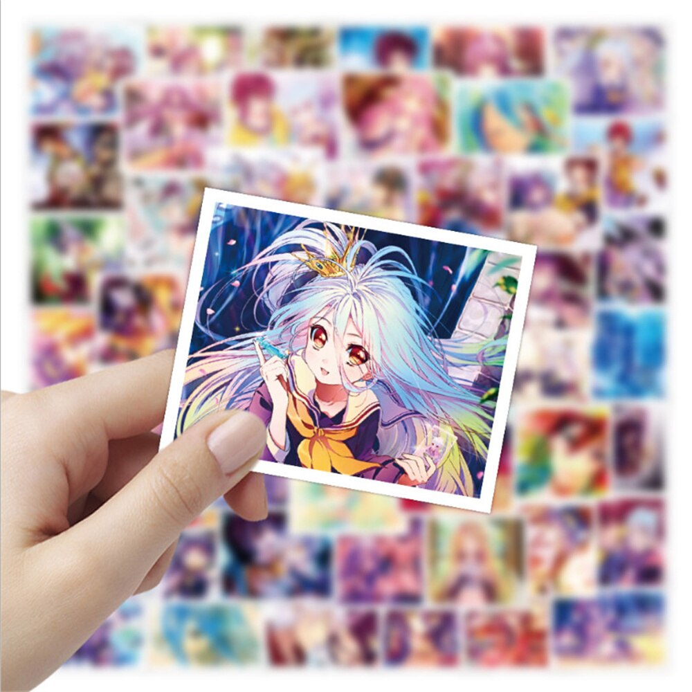 10/30/50PCS Anime NO GAME NO LIFE Game Life Graffiti Sticker DIY For Suitcase Laptop Refrigerator Ipai Sticker Wholesale