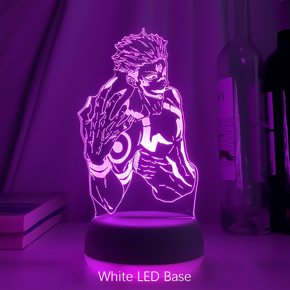 Anime Jujutsu Kaisen Led Light Ryomen Sukuna for Kid Bedroom Decor Nightlight Friend Birthday Gift Manga Led Lamp Ryomen Sukuna