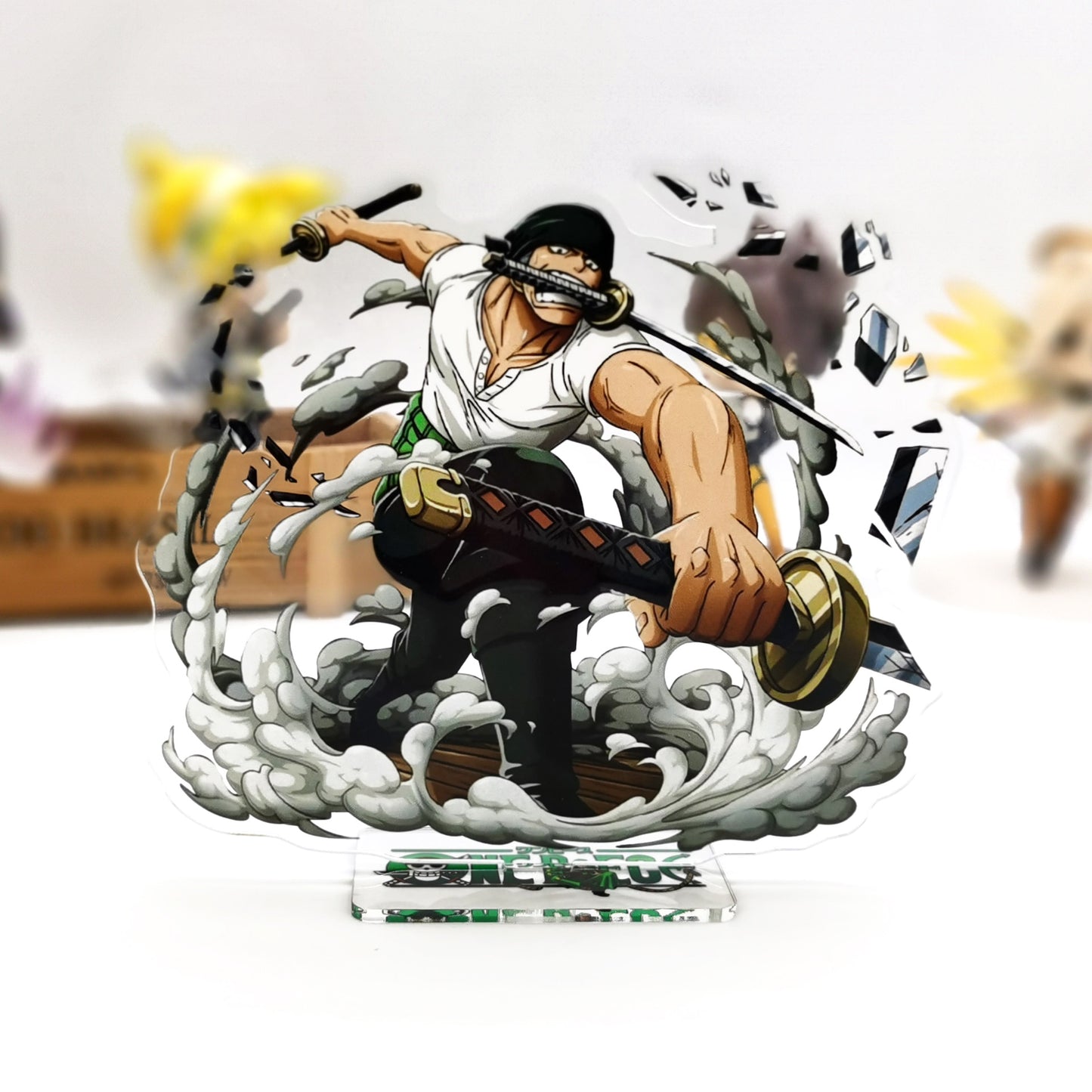 One Piece Zoro #A design acrylic standee figurines desk decoration cake topper anime