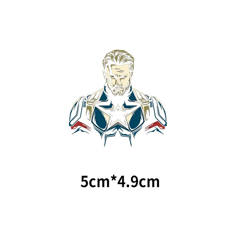 Marvel Spiderman Iron Man Hulk Cartoon Thermal Stickers for Clothes Heat Transfer Kids Patches Iron on Transfer Children Patches