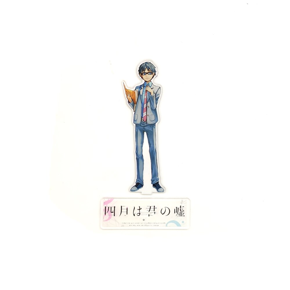 Your Lie in April Arima Kousei Miyazono Kaori anime acrylic standee figurines desk decoration cake topper