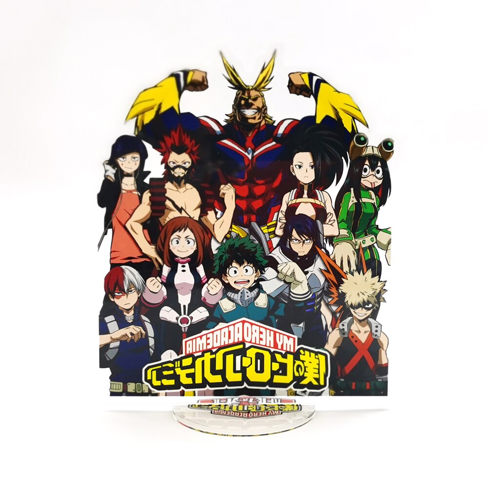 My Boku no Hero Academia Midoriya Izuku Bakugou Katsuki All Might Ochako Tenya Shouto acrylic standee figurines cake topper