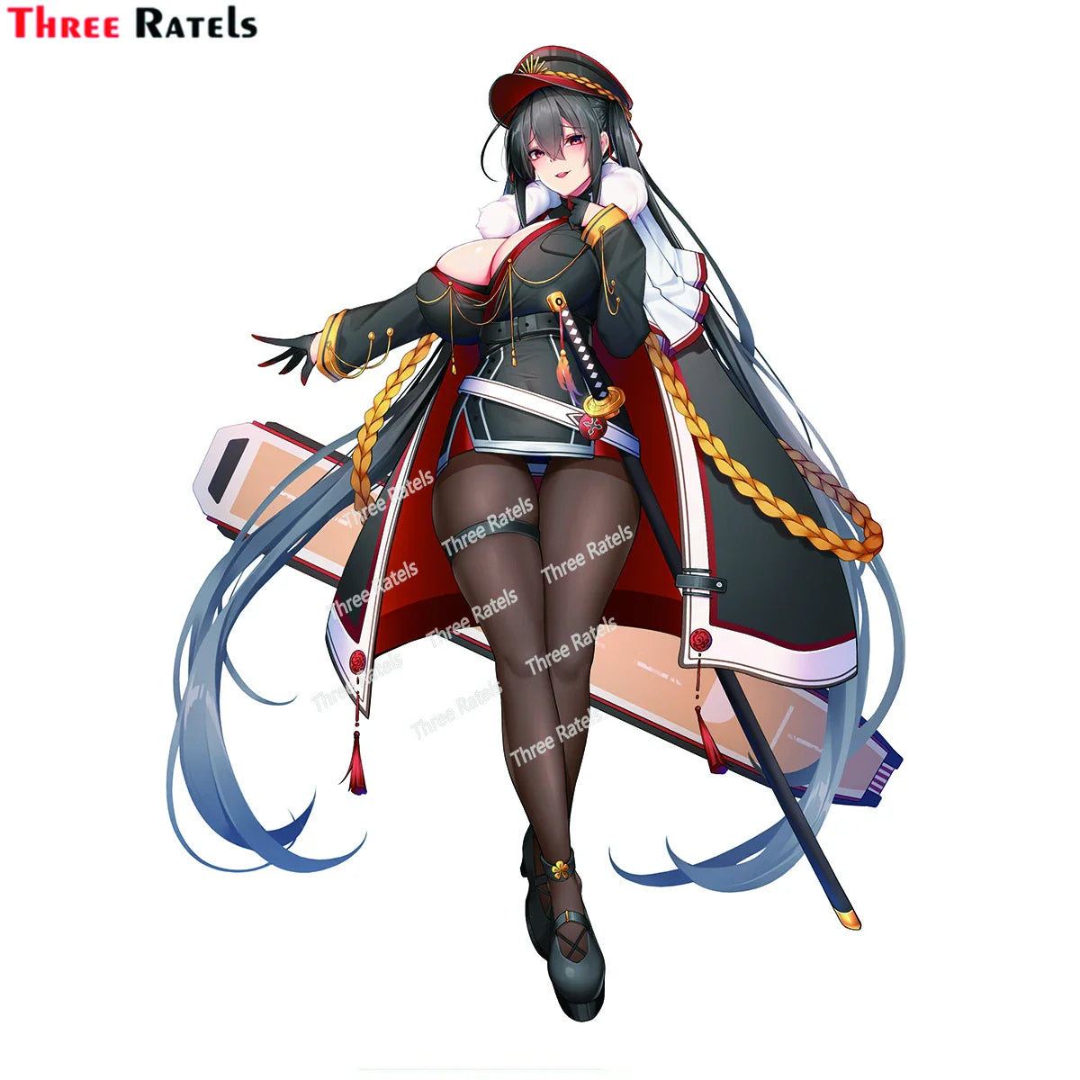 Three Ratels G474 Taihou Azur Lane Waterproof Stickers Classic Toy Laptop Luggage Fridge Guitar Sexy Sticker Gift Stickers