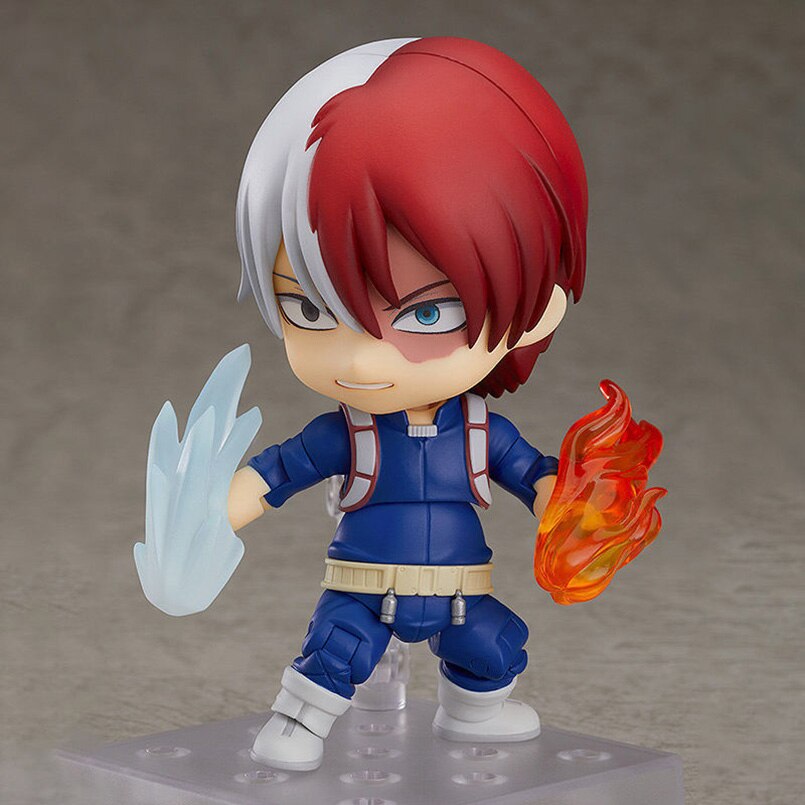 10cm Q  Version Anime My Hero Academia Figure Roaring Shoto PVC Action Figure Collectible model toys kid gift