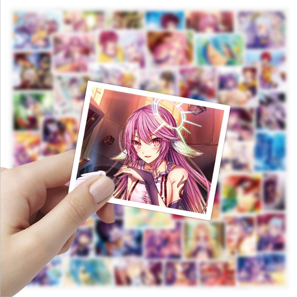 10/30/50PCS Anime NO GAME NO LIFE Game Life Graffiti Sticker DIY For Suitcase Laptop Refrigerator Ipai Sticker Wholesale