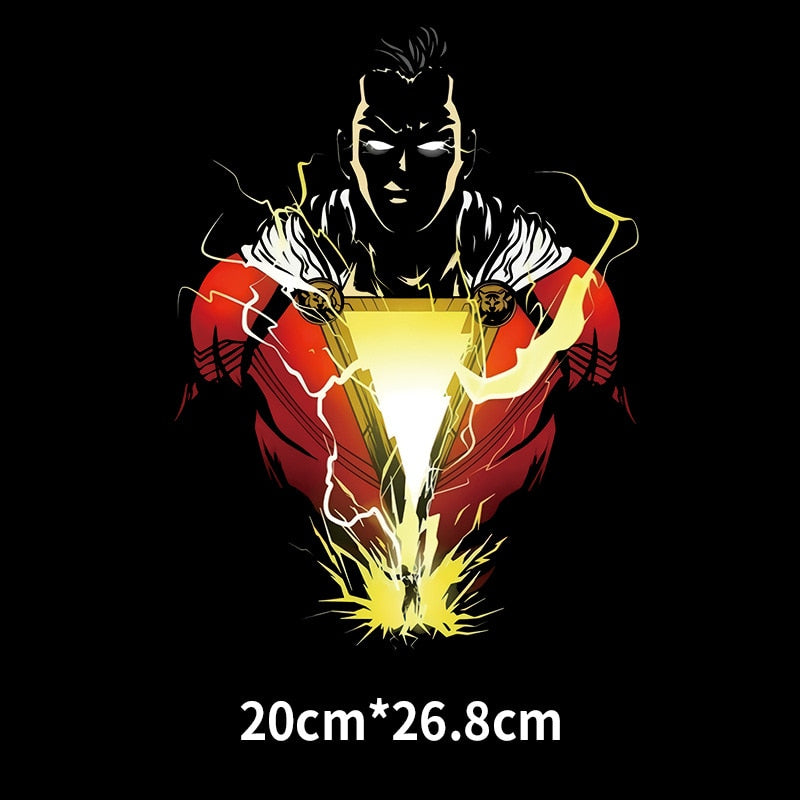 Marvel Spiderman Iron Man Hulk Cartoon Thermal Stickers for Clothes Heat Transfer Kids Patches Iron on Transfer Children Patches