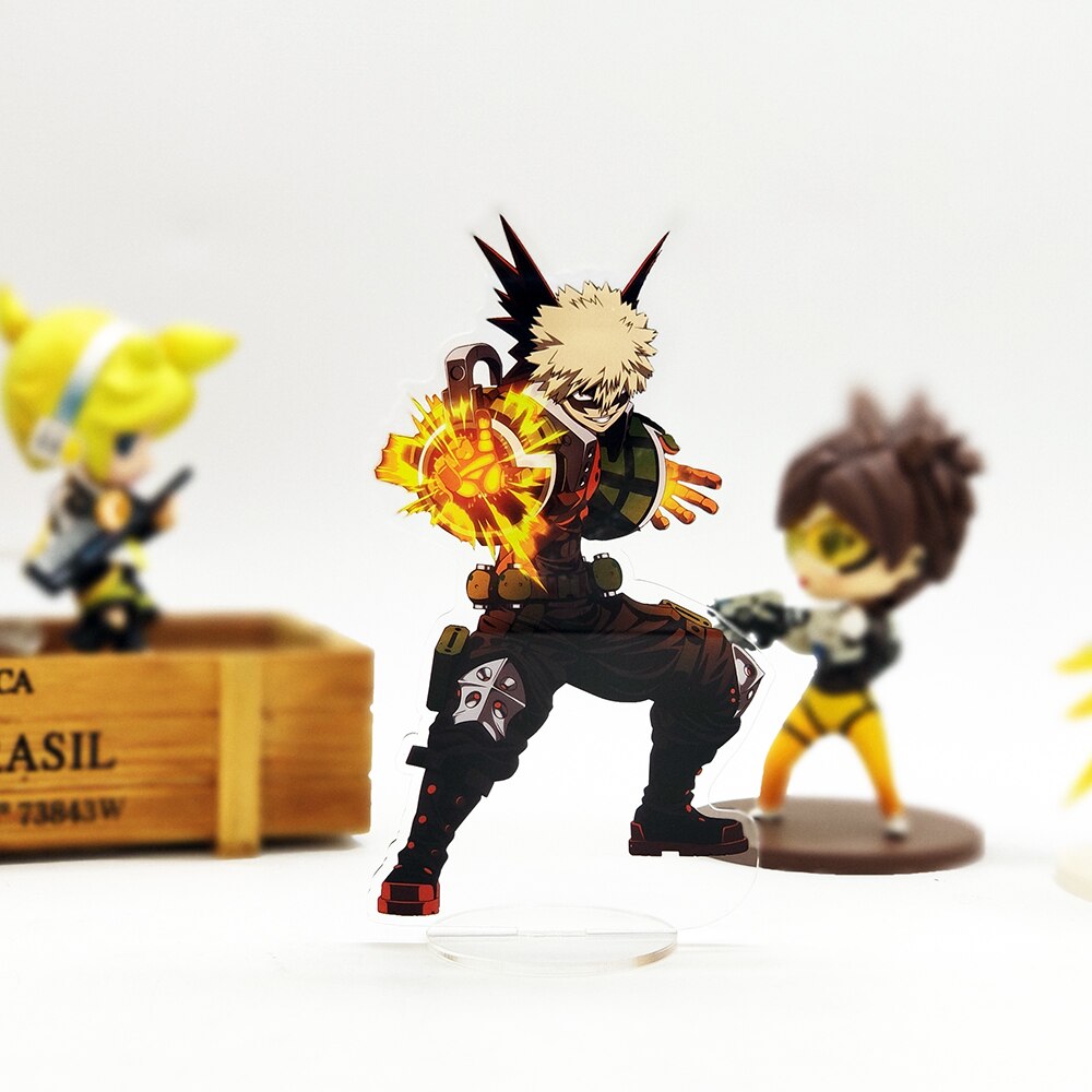 My Hero Academia Bakugou Katsuki anime boku no  acrylic standee figurines desk decoration cake topper