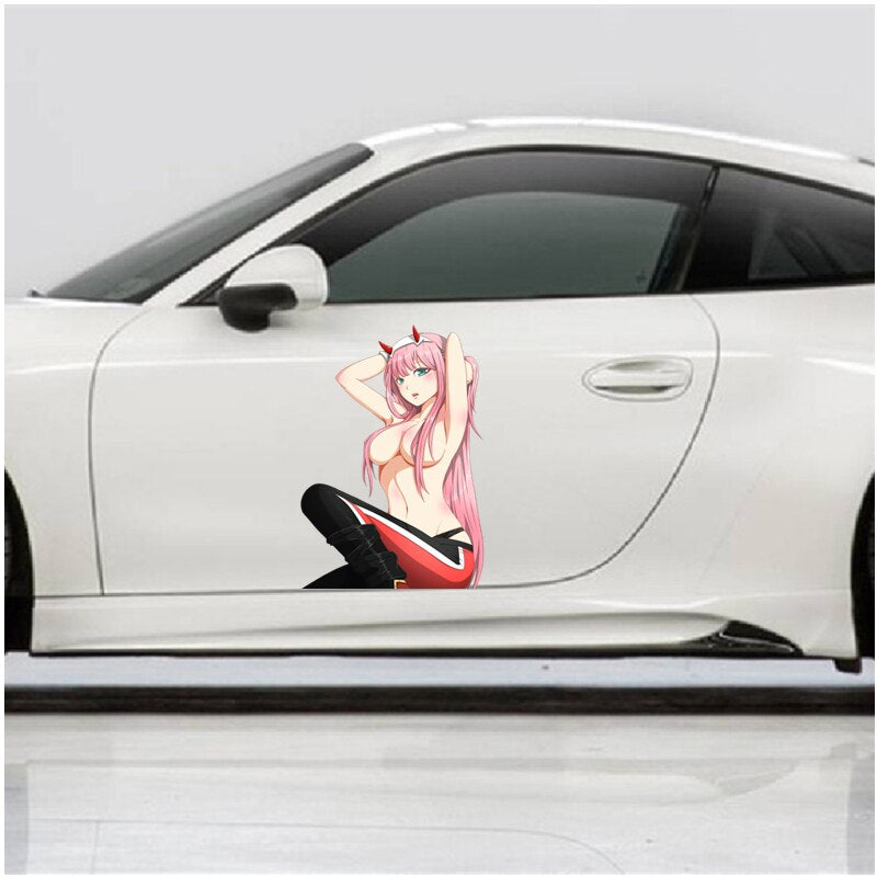 Sexy anime girl Sticker | Bikini Anime girl stickers | Sexy swimsuit stickers | underwear car stickers decal anime cute car accessories decoration