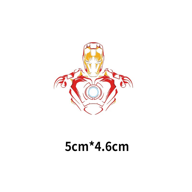 Marvel Spiderman Iron Man Hulk Cartoon Thermal Stickers for Clothes Heat Transfer Kids Patches Iron on Transfer Children Patches