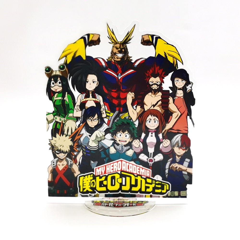 My Boku no Hero Academia Midoriya Izuku Bakugou Katsuki All Might Ochako Tenya Shouto acrylic standee figurines cake topper