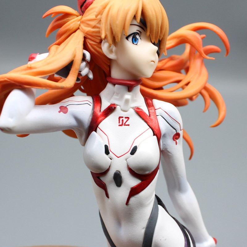 25cm EVA Asuka Shikinami Figure NEON GENESIS EVANGELION FINE Soryu Asuka Langley Action Figure PVC Collectible Model Toy