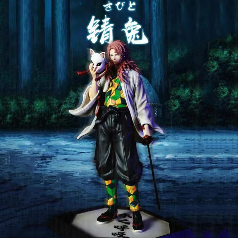 Anime Demon Slayer Action Figure Giyuutarou Daki Kokushibo Kochou Shinobu Toy Kimetsu No Yaiba Gyutarou Collection PVC Model