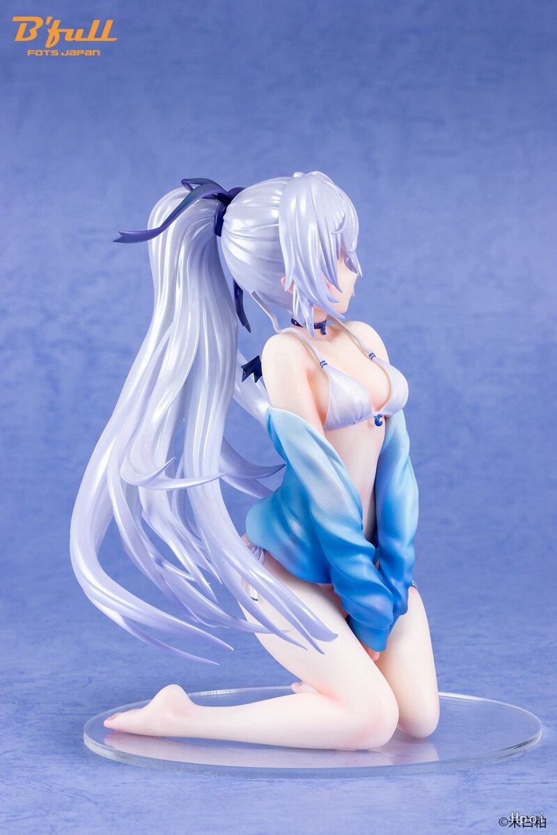 New Arrival Anime Figure Akuya sauce Sexy Swimsuit Kneeling Model Hot PVC Transparent Base Cartoon Character Model Toy Gift