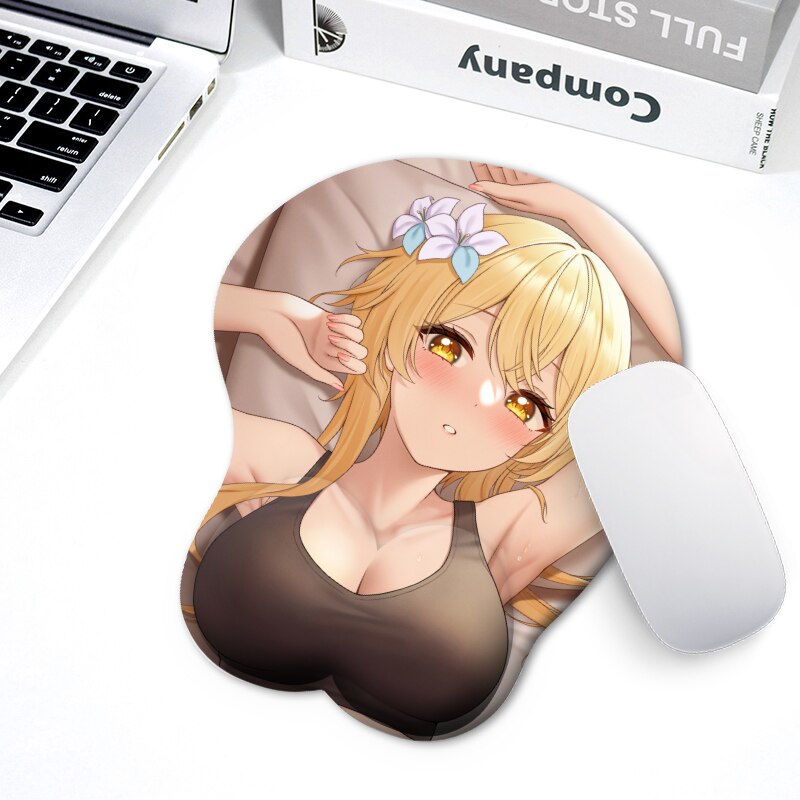 3D sexy realistic highlight sexy mouse pad Big breasts anime girl pad Support arm mouse pad Sexy mouse pad