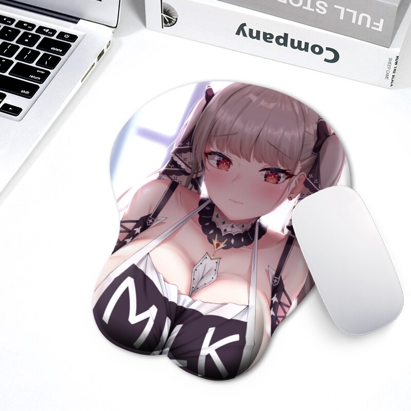 3D sexy mouse pad with wrist strap laptop pad antiskid gel wrist strap mouse pad
