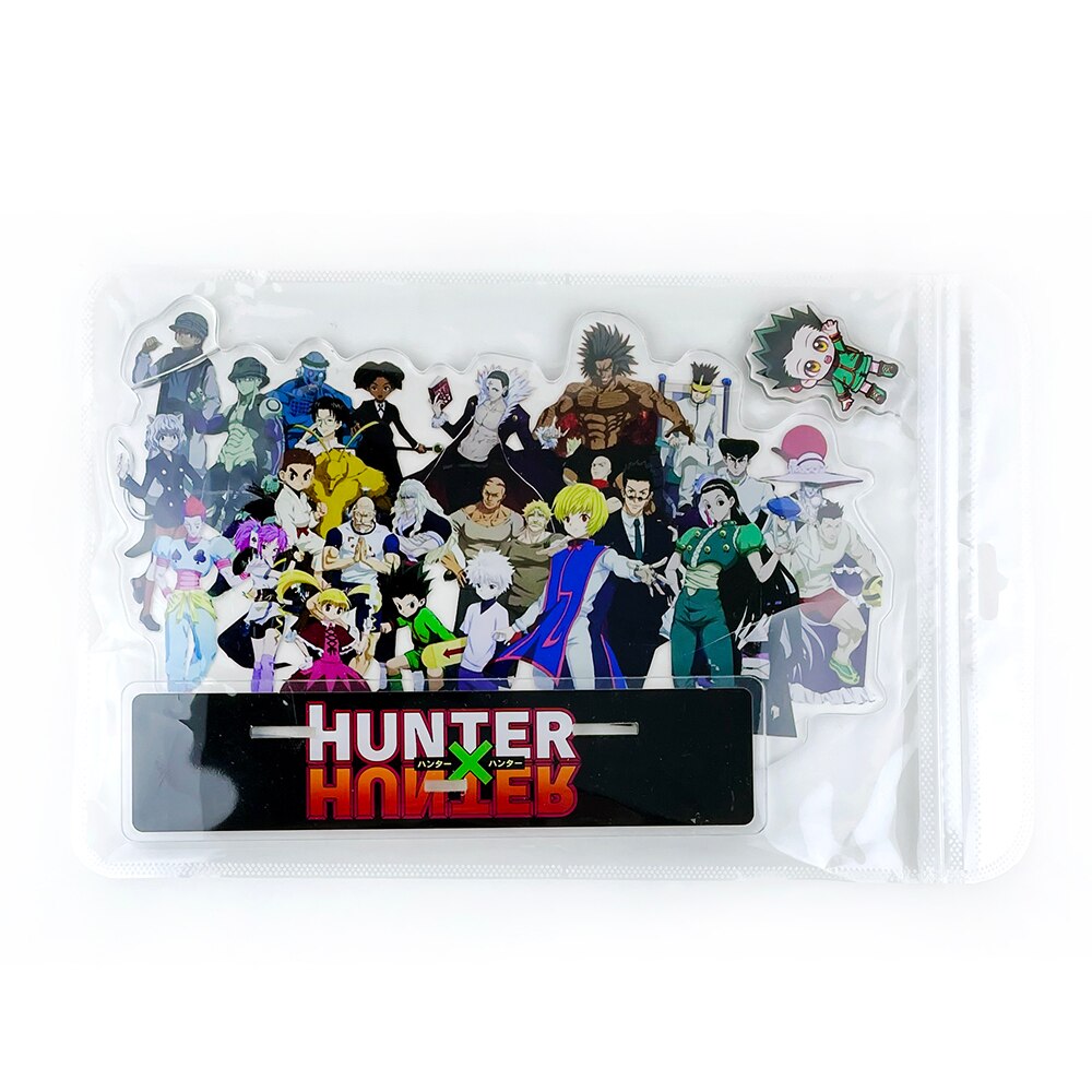 HUNTER HUNTER group Killua Kurapika Hisoka Leorio Gon Meruem Chrollo acrylic standee figurines desk decoration cake topper