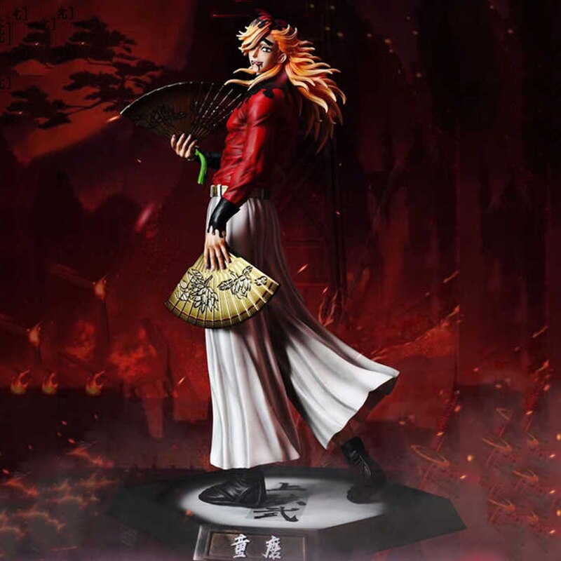 Anime Demon Slayer Action Figure Giyuutarou Daki Kokushibo Kochou Shinobu Toy Kimetsu No Yaiba Gyutarou Collection PVC Model