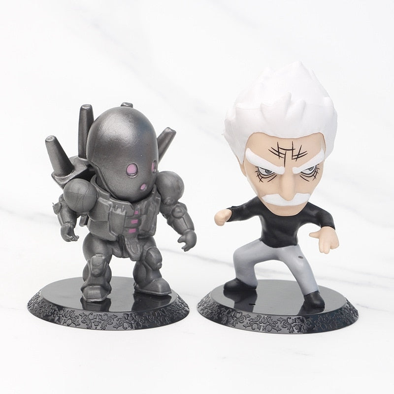 10CM Anime ONE PUNCH-MAN Figure Saitama ToyTatsumaki Doll Genos Figuine Action Model 4Pcs/1Set Set Toy Gift