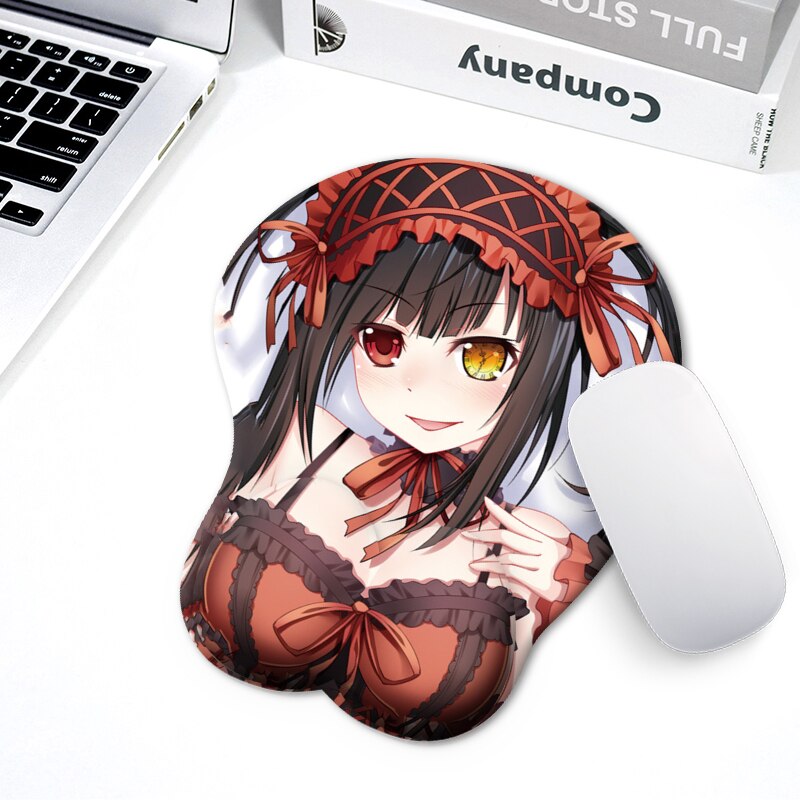 Creative Cartoon Anime 3D Chest Silicone Mouse Pad Wrist Rest Support