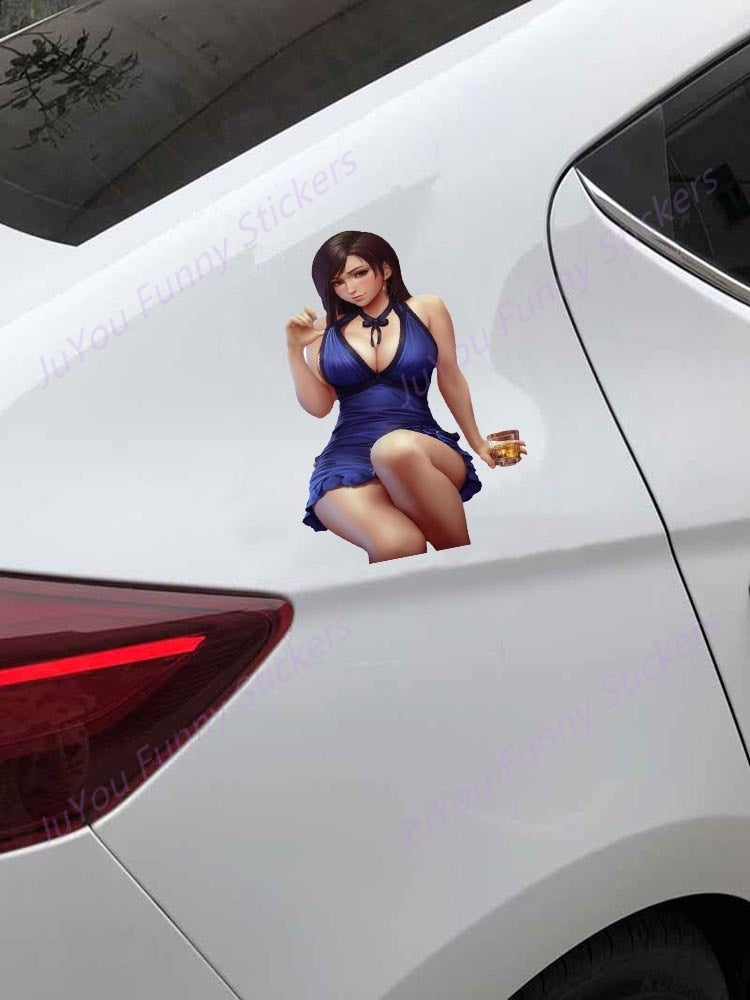 Sexy anime girl Stickers | Bikin Anime girl stickers | Sexy swimsuit stickers | underwear car stickers decal anime cute car accessories decoration