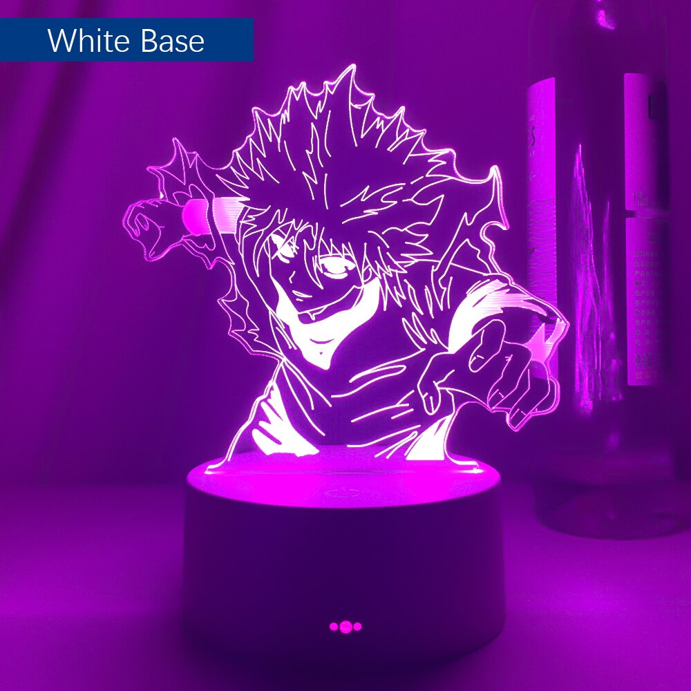 Newest Japanese Anime Killua 3d Led Light for Bedroom Decor Nightlight Birthday Gift Acrylic Led Night Lamp Hxh Killua Godspeed