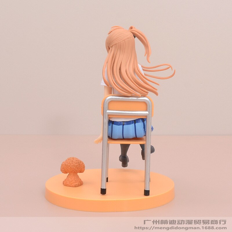 Hot Anime LoveLive!School idol project Figure Nishikino Maki Minami Kotori School Uniform Sitting Cute Puppy Model 14CM PVC Gift