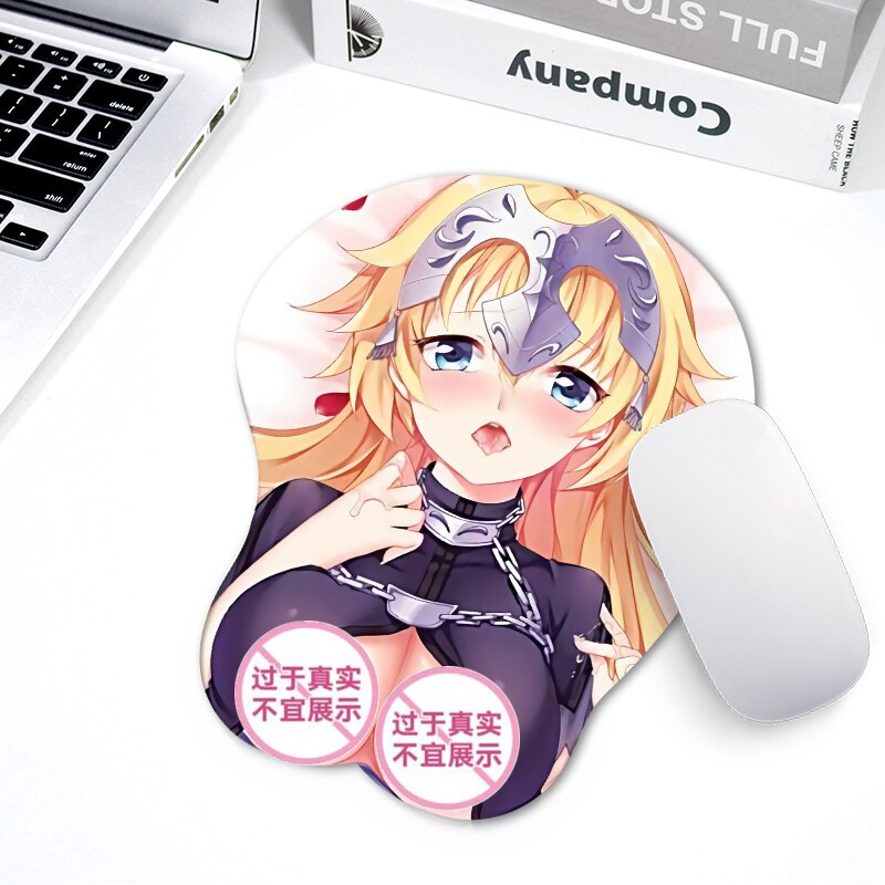 Genshin Impact Anime Cartoon 3D Mouse Pad Silicone Wristbands Mice Mouse pad Wrist Rest Support Boys Men Mouse Pads Cool