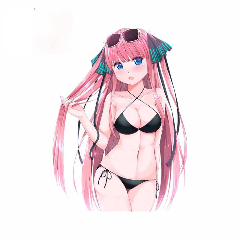 Sexy anime girl Stickers | Bikin Anime girl stickers | Sexy swimsuit stickers | underwear car stickers decal anime cute car accessories decoration