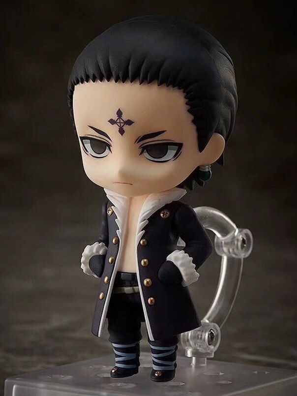 10cm Q version Anime Hunter x Hunter Figure Chrollo Lucilfer PVC Action Figure Collectible Model Toys Kid Gift