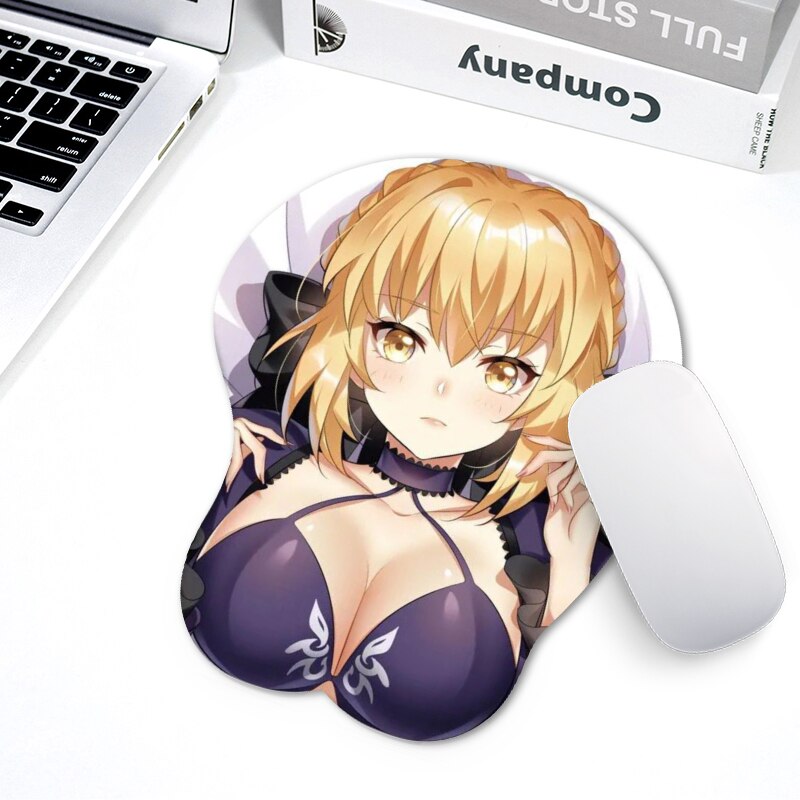 Sexy breast buttocks 3D mouse pad wrist support soft silicone