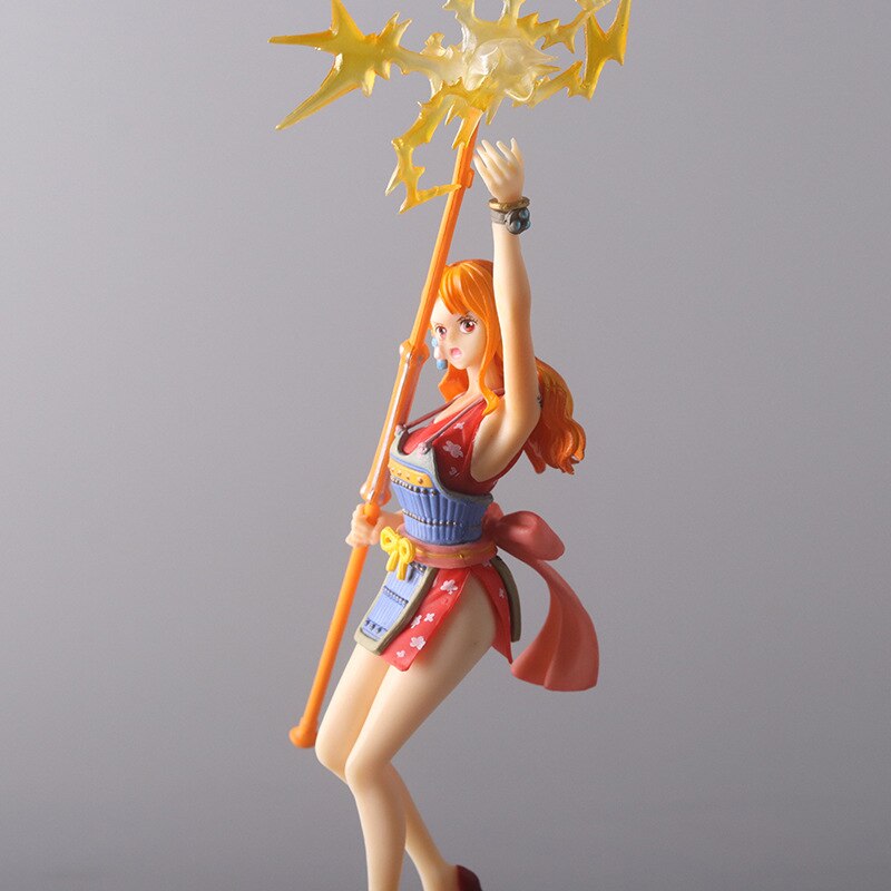 23cm One Piece Anime Figures Nami Beauty Girl Standing Action Figure PVC Collectible Model Doll Ornaments Toys Children&#39;s Gifts